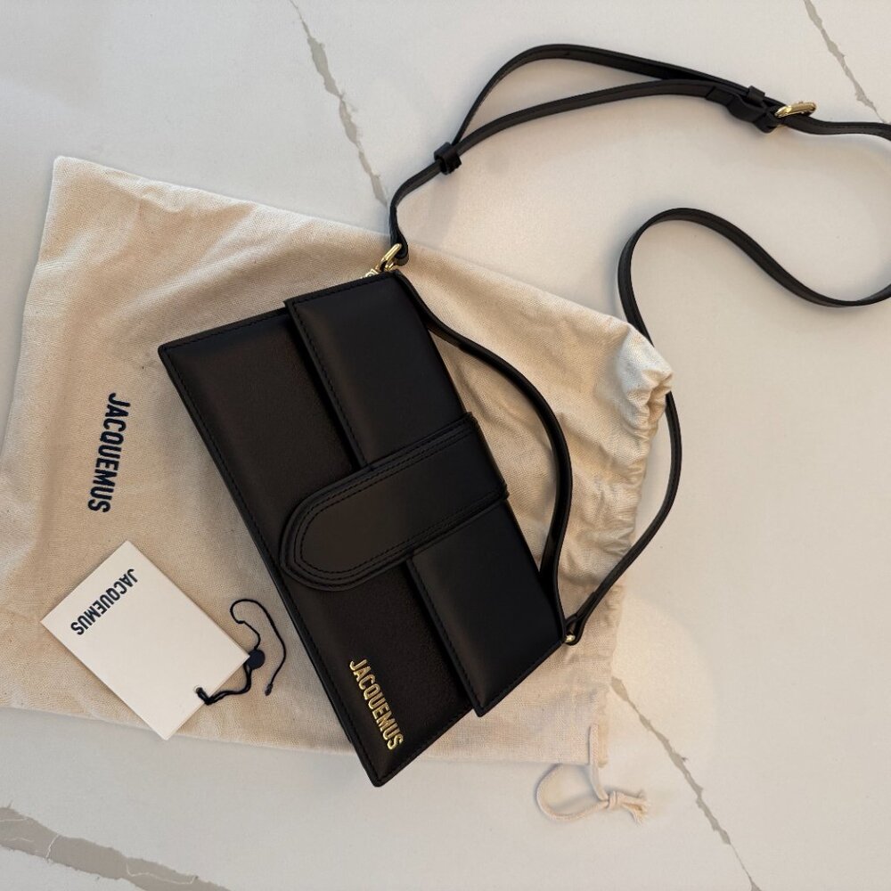 NWT Jacquemus Le Grand Large Bambino Handbag in Black - 40% OFF RETAIL - Picture 11 of 11